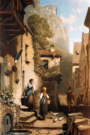 Ljuddämpande tavla - Carl Spitzweg Im