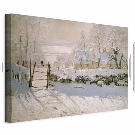 Ljuddämpande tavla - Claude Monet the Magpie
