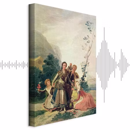 Ljuddämpande tavla - Francisco Goya Spring or the