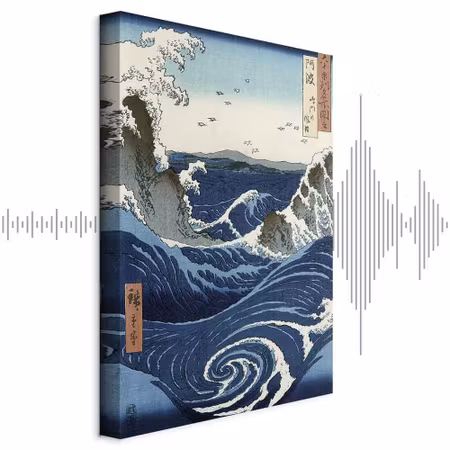 Ljuddämpande tavla - Utagawa Hiroshige View of