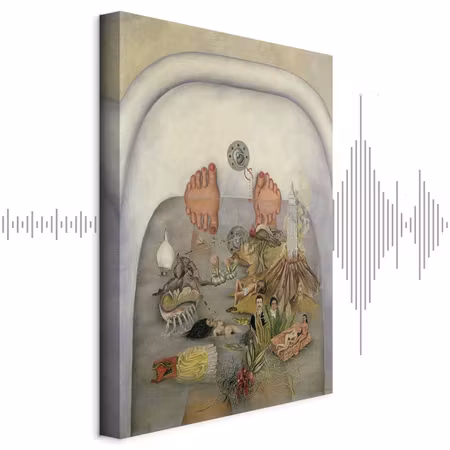 Ljuddämpande tavla - Frida Kahlo What the Water