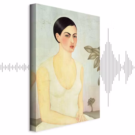 Ljuddämpande tavla - Frida Kahlo the White Lady