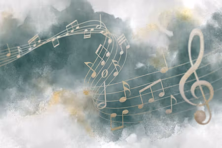 Ljuddämpande tavla - Melody of the Psalm Part