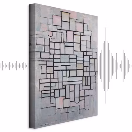 Ljuddämpande tavla - Piet Mondrian Composition No