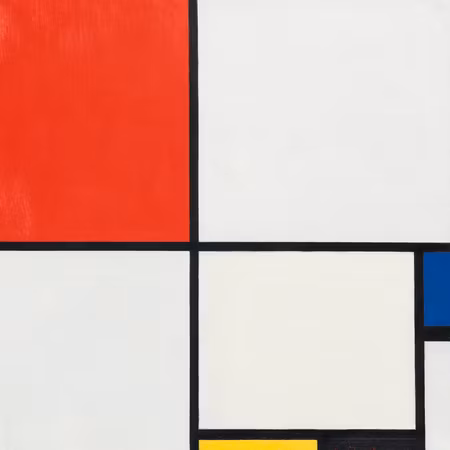 Ljuddämpande tavla - Piet Mondrian Composition No