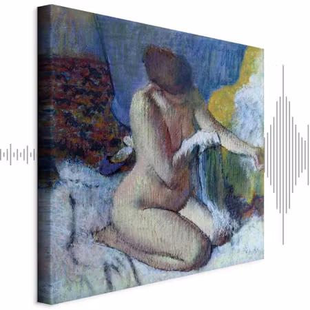 Ljuddämpande tavla - Edgar Degas After the Bath