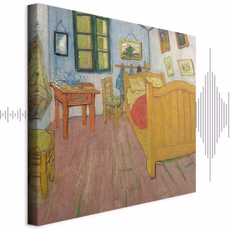 Ljuddämpande tavla - Vincent Van Gogh the Bedroom