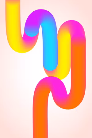 Ljuddämpande tavla - Colorful Turns Dynamic