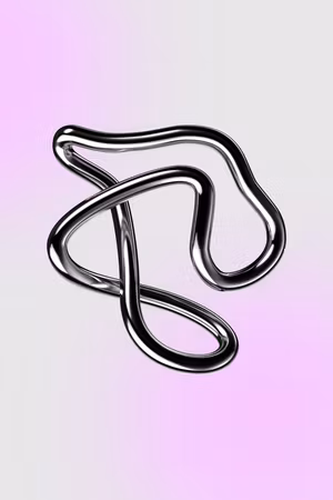 Ljuddämpande tavla - Silver Intricacies Fluid