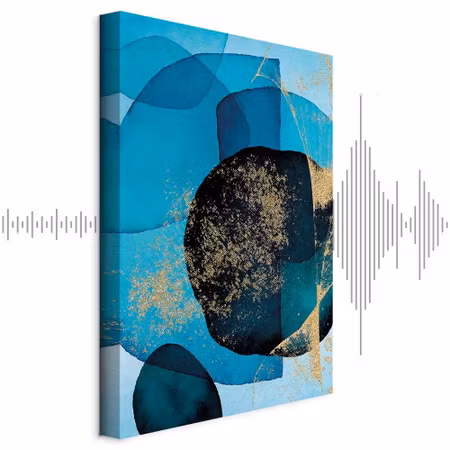 Ljuddämpande tavla - Ocean Kaleidoscope Part