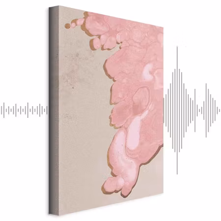 Ljuddämpande tavla - Pastel Tide Part Vertical