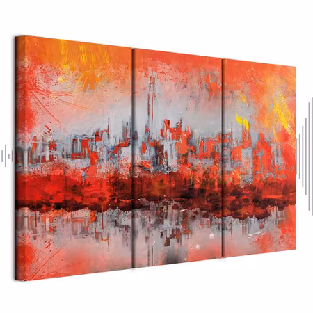 Ljuddämpande tavla - New York Sunset Parts