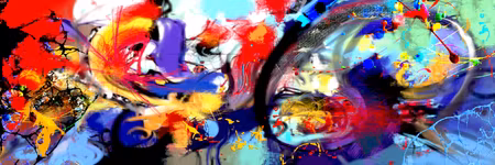 Ljuddämpande tavla - Colourful Immersion