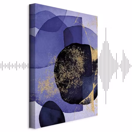 Ljuddämpande tavla - Purple Kaleidoscope Part