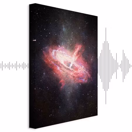 Ljuddämpande tavla - Lonely Galaxy Part Vertical