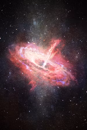 Ljuddämpande tavla - Lonely Galaxy Part Vertical