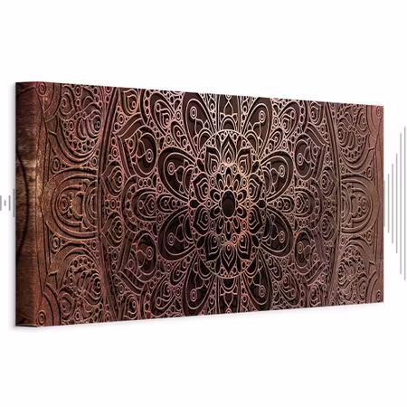 Ljuddämpande tavla - Mandala Amber Silence