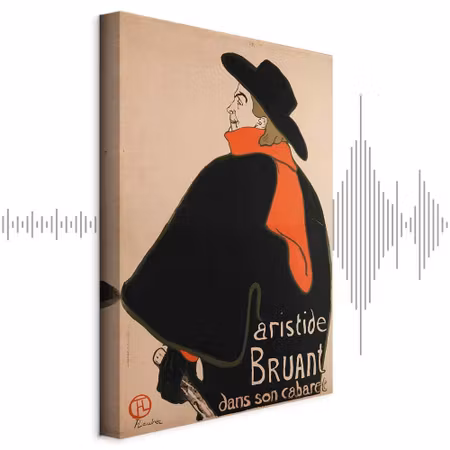 Ljuddämpande tavla - Aristide Bruant Dans Son