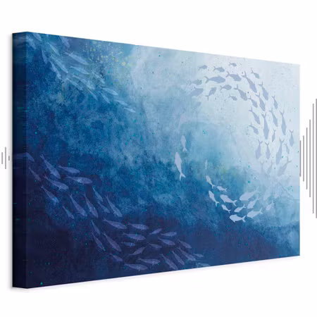 Ljuddämpande tavla - Sea Depths