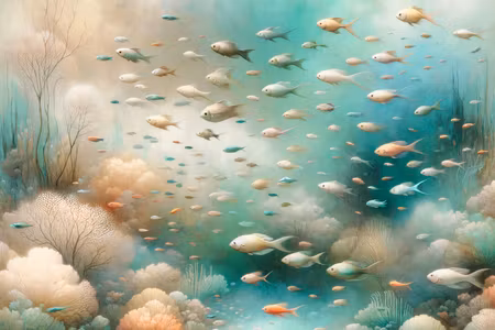 Ljuddämpande tavla - Oceanic Beauty