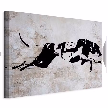 Ljuddämpande tavla - Greyhound Race Part Wide