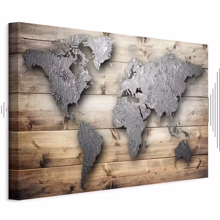 Ljuddämpande tavla - Silver World