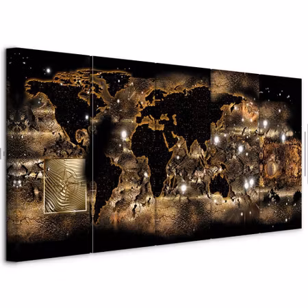 Ljuddämpande tavla - World at Night