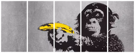 Ljuddämpande tavla - Monkey and Banana