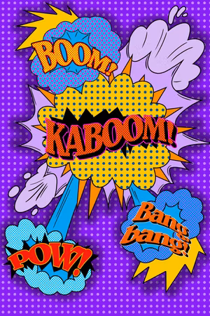 Ljuddämpande tavla - Kaboom Part Vertical