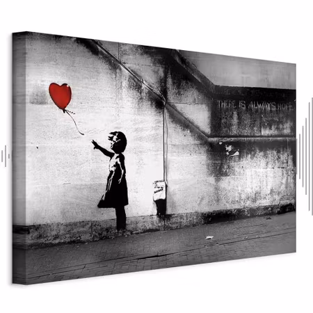 Ljuddämpande tavla - Hope Banksy