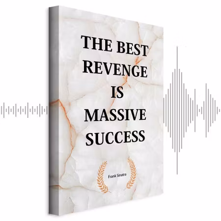 Ljuddämpande tavla - The Best Revenge Is Massive