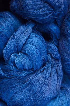 Ljuddämpande tavla - Blue Worsted Part Vertical