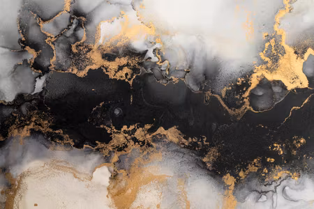 Ljuddämpande tavla - Golden Explosions Abstract