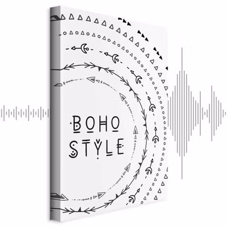 Ljuddämpande tavla - Boho Style Part Vertical