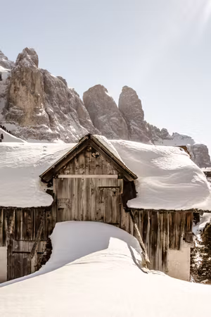 Ljuddämpande tavla - Winter in the Dolomites Part