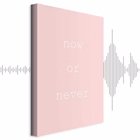 Ljuddämpande tavla - Now or Never Part Vertical