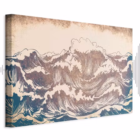 Ljuddämpande tavla - Giant Waves