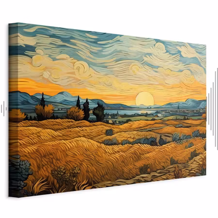 Ljuddämpande tavla - Impressionistic Fields