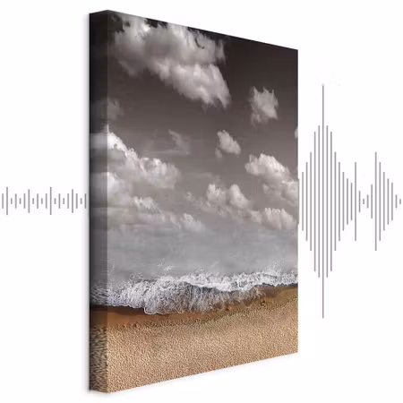 Ljuddämpande tavla - Sky Wave Part Vertical