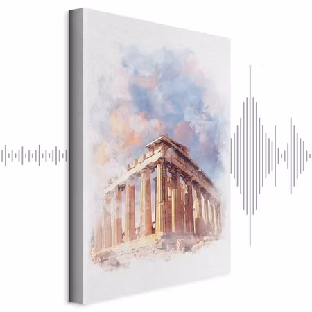 Ljuddämpande tavla - Painted Parthenon Part