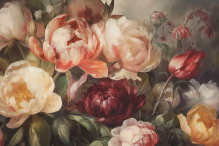 Ljuddämpande tavla - Charismatic Peonies