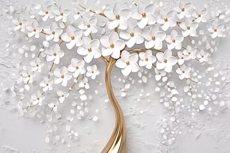 Ljuddämpande tavla - Magic Magnolia Part Wide