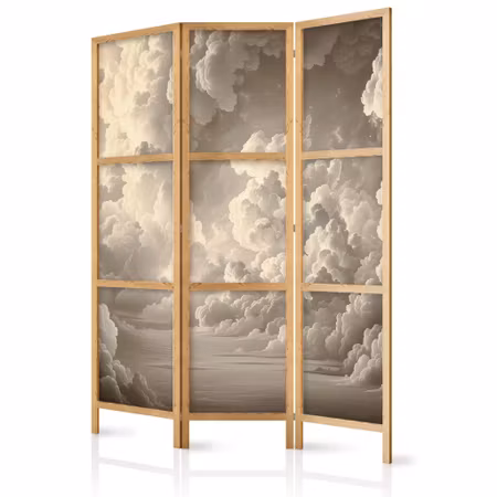 3-delad japanska rumsavdelare - Whisper of clouds