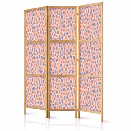 3-delad japanska rumsavdelare - Giraffe pattern