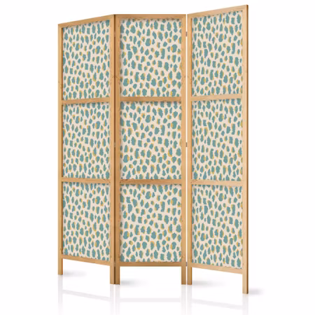 3-delad japanska rumsavdelare - Giraffe pattern