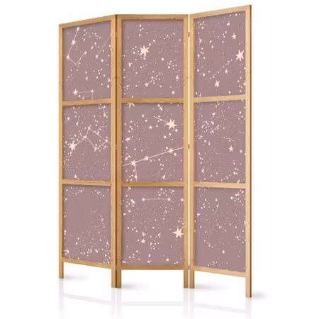3-delad japanska rumsavdelare - Night sky