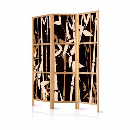 3-delad japanska rumsavdelare - Style bamboo