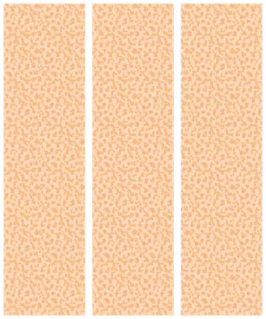 3-delad ljuddämpande rumsavdelare - Tiny Dots