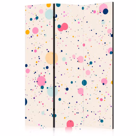 3-delad ljuddämpande rumsavdelare - Dots Spots