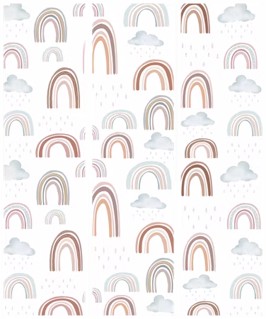 3-delad ljuddämpande rumsavdelare - Rainbows Cl